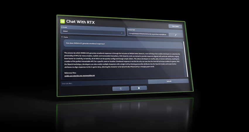 شركة NVIDIA تقدم Chat with RTX لمساعد شخصي مصمم من أجلك فقط