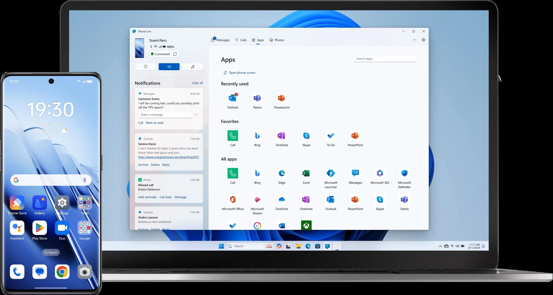 Link to Windows ColorOS 14