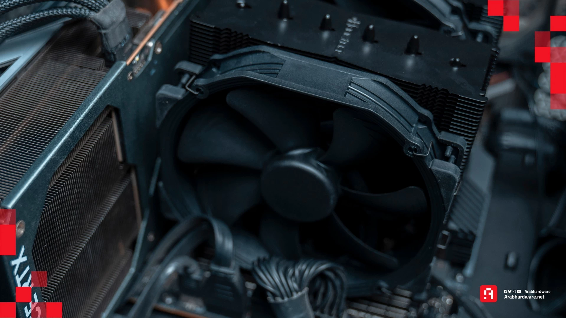 مراجعة المبرد الهوائي Noctua NH-D15 Chromax