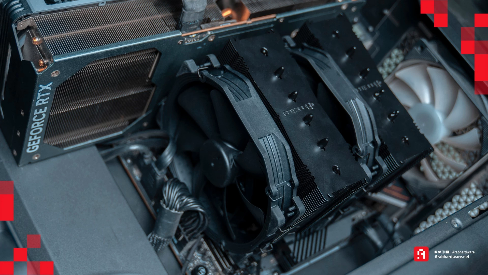 مراجعة المبرد الهوائي Noctua NH-D15 Chromax