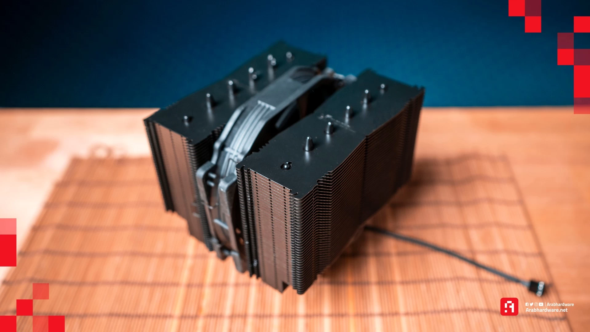 مراجعة المبرد الهوائي Noctua NH-D15 Chromax