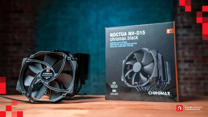 مراجعة المبرد الهوائي Noctua NH-D15 Chromax