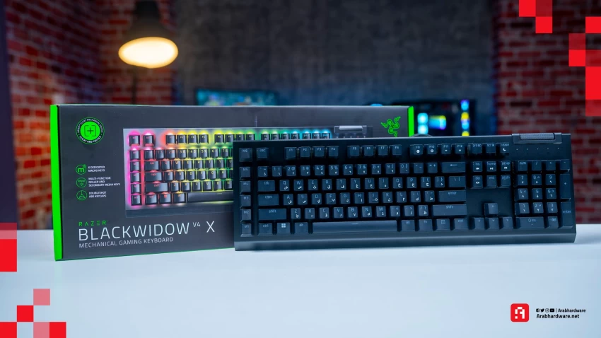 مراجعة كيبورد Razer BlackWidow V4 X أول كيبورد باللغة العربية