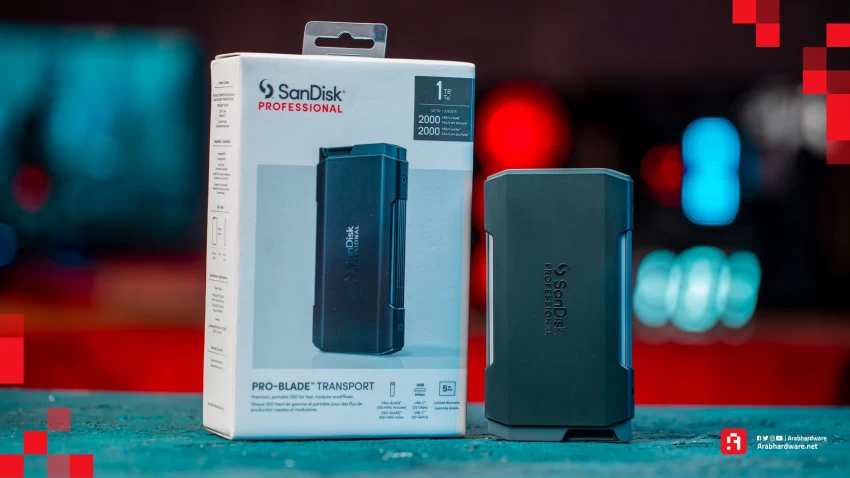 مراجعة وحدة التخزين SanDisk Professional Pro-Blade Transport