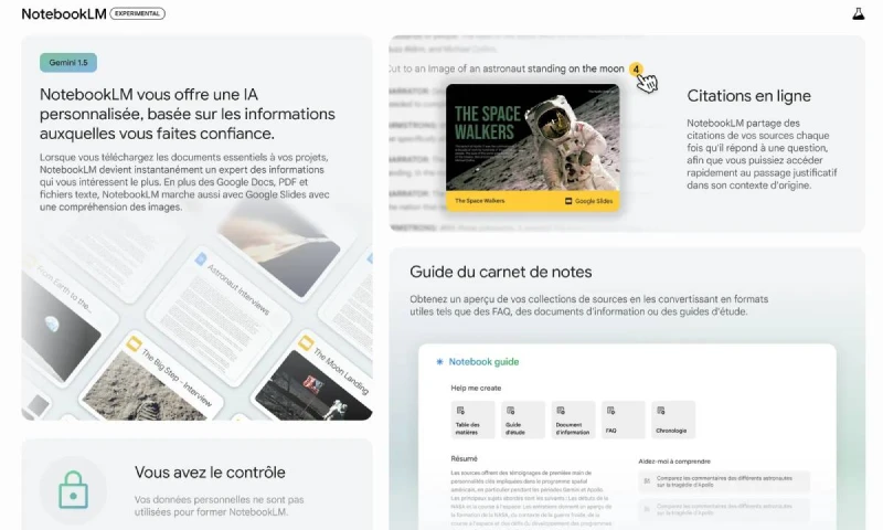 جوجل تضيف ميزات الذكاء الاصطناعي إلى تطبيق NotebookLM