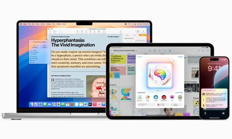 ابل تقدم ميزات الذكاء الاصطناعي إلى ايفون وماك مع Apple Intelligence