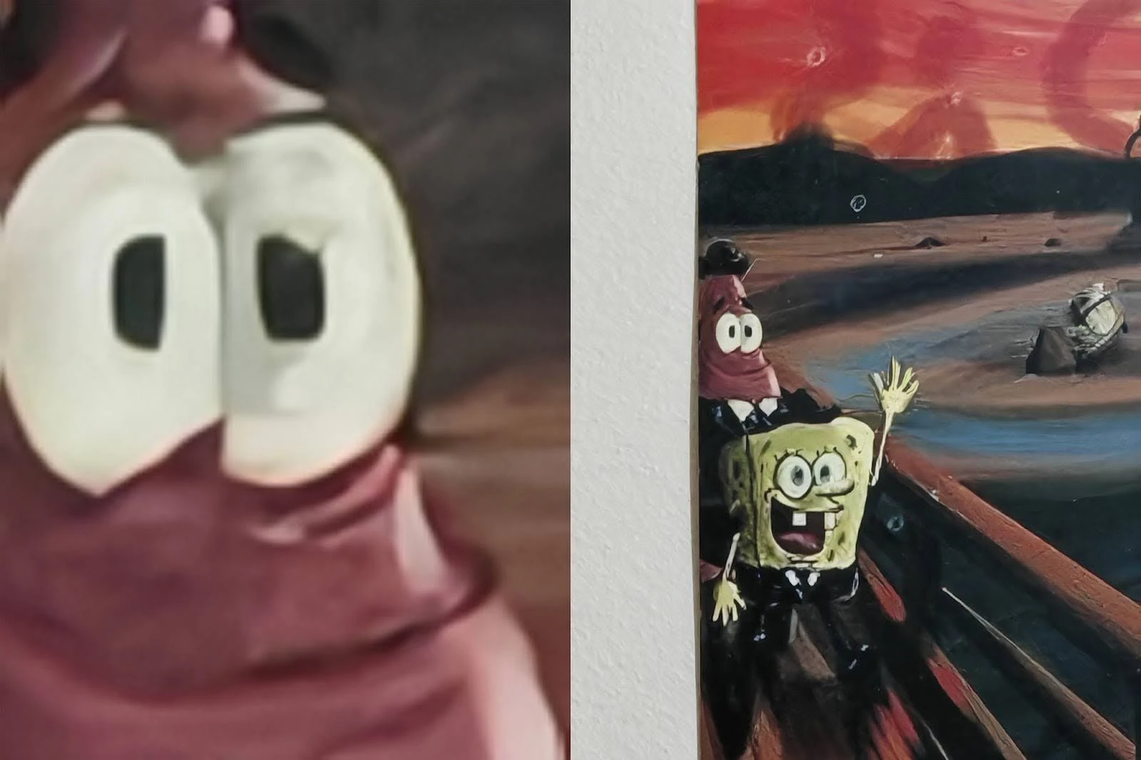 على اليمين: كاميرا التقريب 10x - على اليسار: كاميرا التقريب 100x على اليمين: كاميرا التقريب 10x - على اليسار: كاميرا التقريب 100x