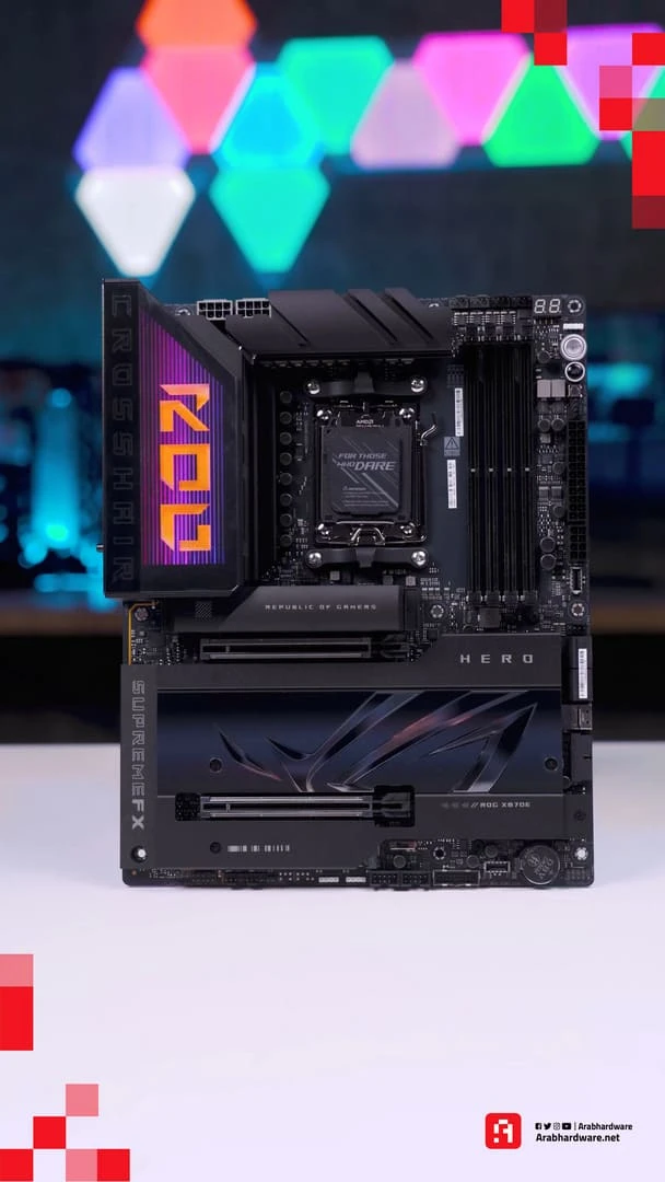 مراجعة اللوحة الأم ASUS ROG CROSSHAIR X870E HERO