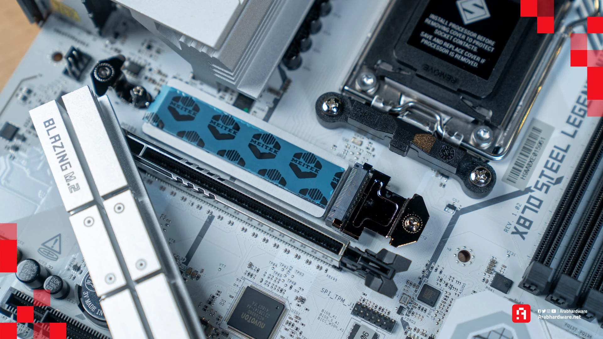 مراجعة اللوحة الأم ASRock X870 Steel Legend