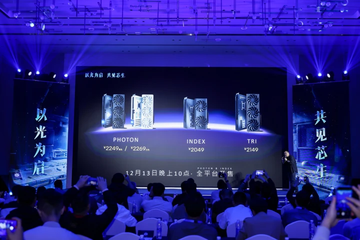 شركة GUNNIR تكشف عن إصدارات مختلفة لبطاقات Intel Arc B580