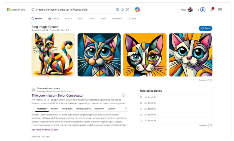 أداة Bing لإنشاء الصور بالذكاء الاصطناعي تقدم الآن صورًا أفضل وأسرع