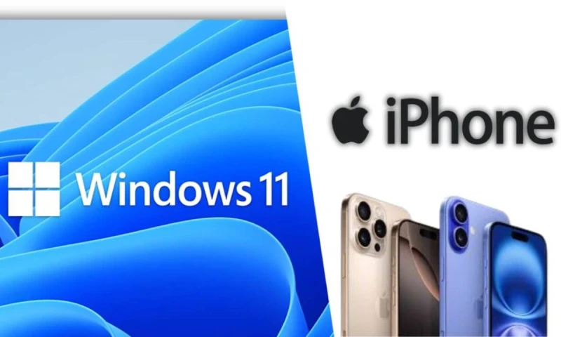 ويندوز 11 يدمج iPhone في قائمة Start لنقل الملفات والرسائل والمزيد