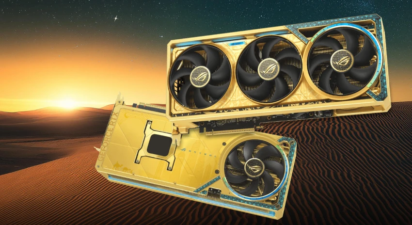 موجهة للشرق الأوسط والعرب.. ASUS تكشف عن نسخة ذهبية من بطاقة RTX 5090