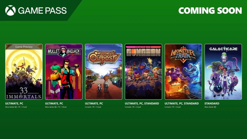 الكشف عن قائمة ألعاب خدمة Game Pass لشهر مارس