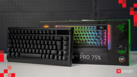 مراجعة Razer BlackWidow V4 Pro 75% – كيبورد لاسلكي للاعبين والمحترفين
