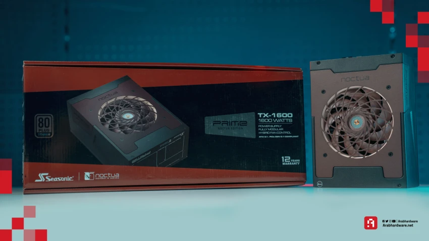 مراجعة مزود الطاقة Seasonic PRIME TX-1600 Noctua Edition