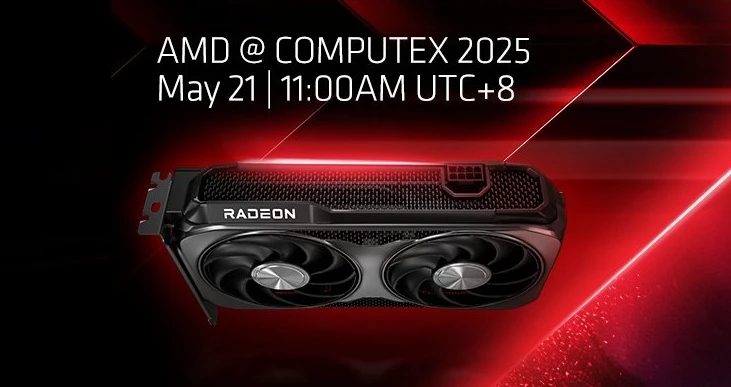 Computex25: الكشف رسميًا عن كارت AMD Radeon RX 9060 XT في 21 مايو