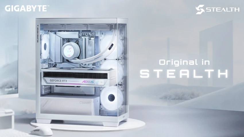 Computex25: جيجابايت تثير حماسة اللاعبين مع كارت STEALTH ICE RTX 5090