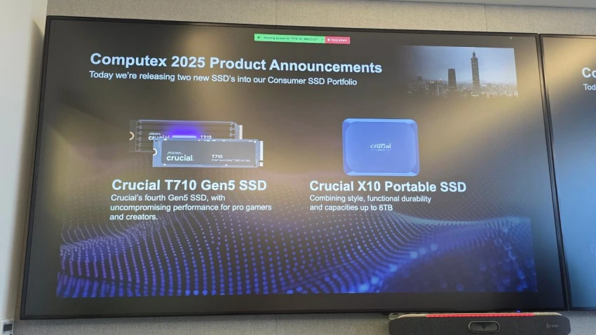 14.9 Computex25: جيجابايت/ثانية! Crucial تطلق أسرع SSD في العالم
