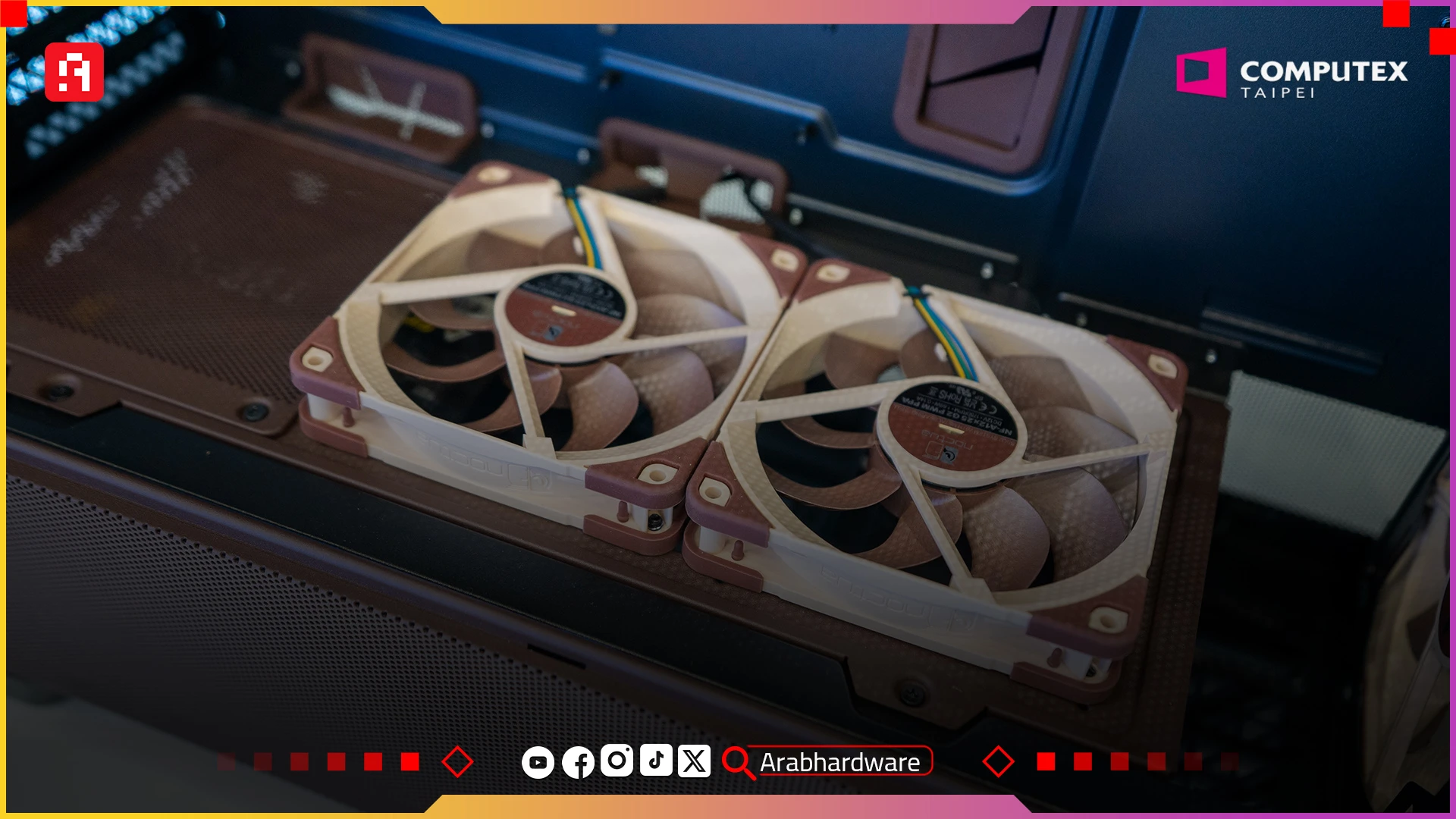 صندوق حاسوب Antec flux pro noctua edition صندوق حاسوب Antec flux pro noctua edition
