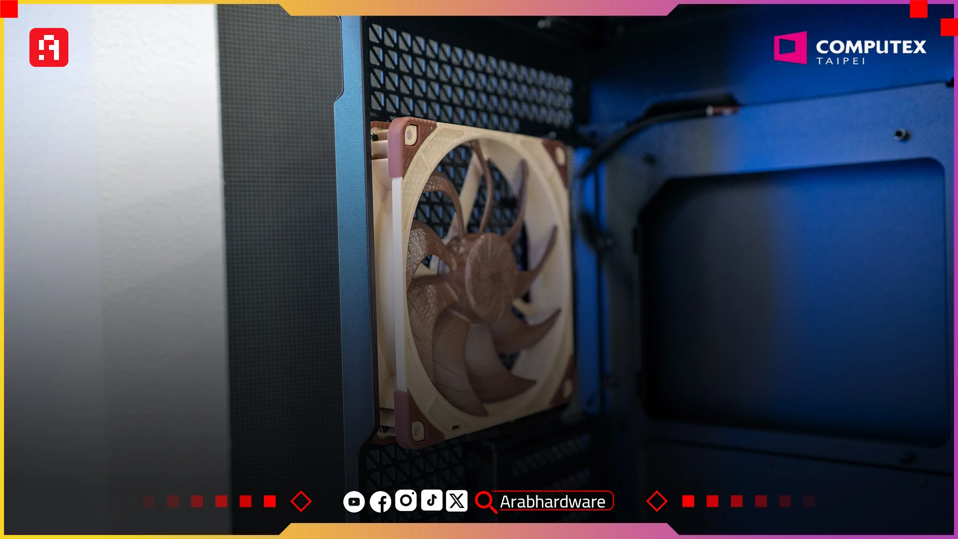 صندوق حاسوب Antec flux pro noctua edition صندوق حاسوب Antec flux pro noctua edition