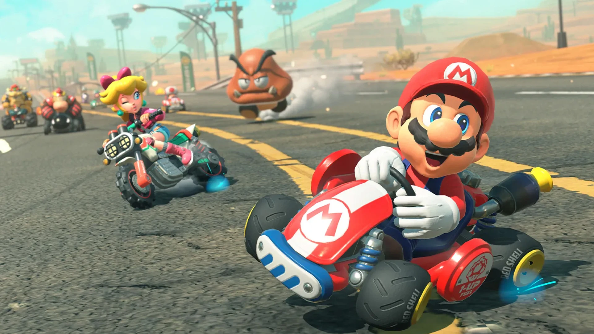 لعبة Mario Kart World لعبة Mario Kart World
