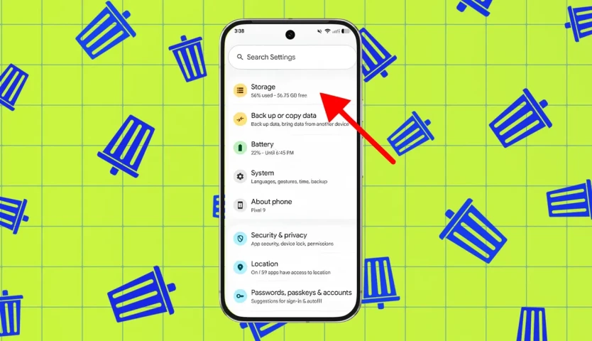 كيف تُزيل الملفات المؤقتة تلقائيًا من هاتفك؟
