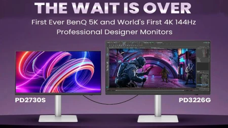 شركة BenQ تطلق أولى شاشاتها للمصمّمين بدقة 5K وبجودة ألوان مذهلة