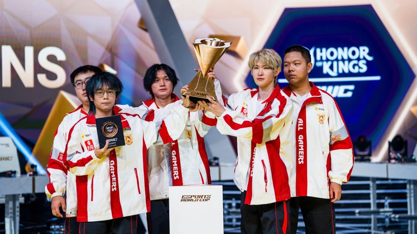 فريق AG.AL بطل Honor of Kings بكأس العالم للرياضات الإلكترونية 2025