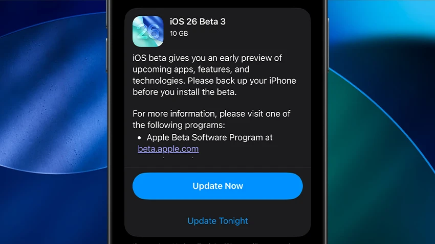 أبل تُطلق تحديث iOS 26 Public Beta 3