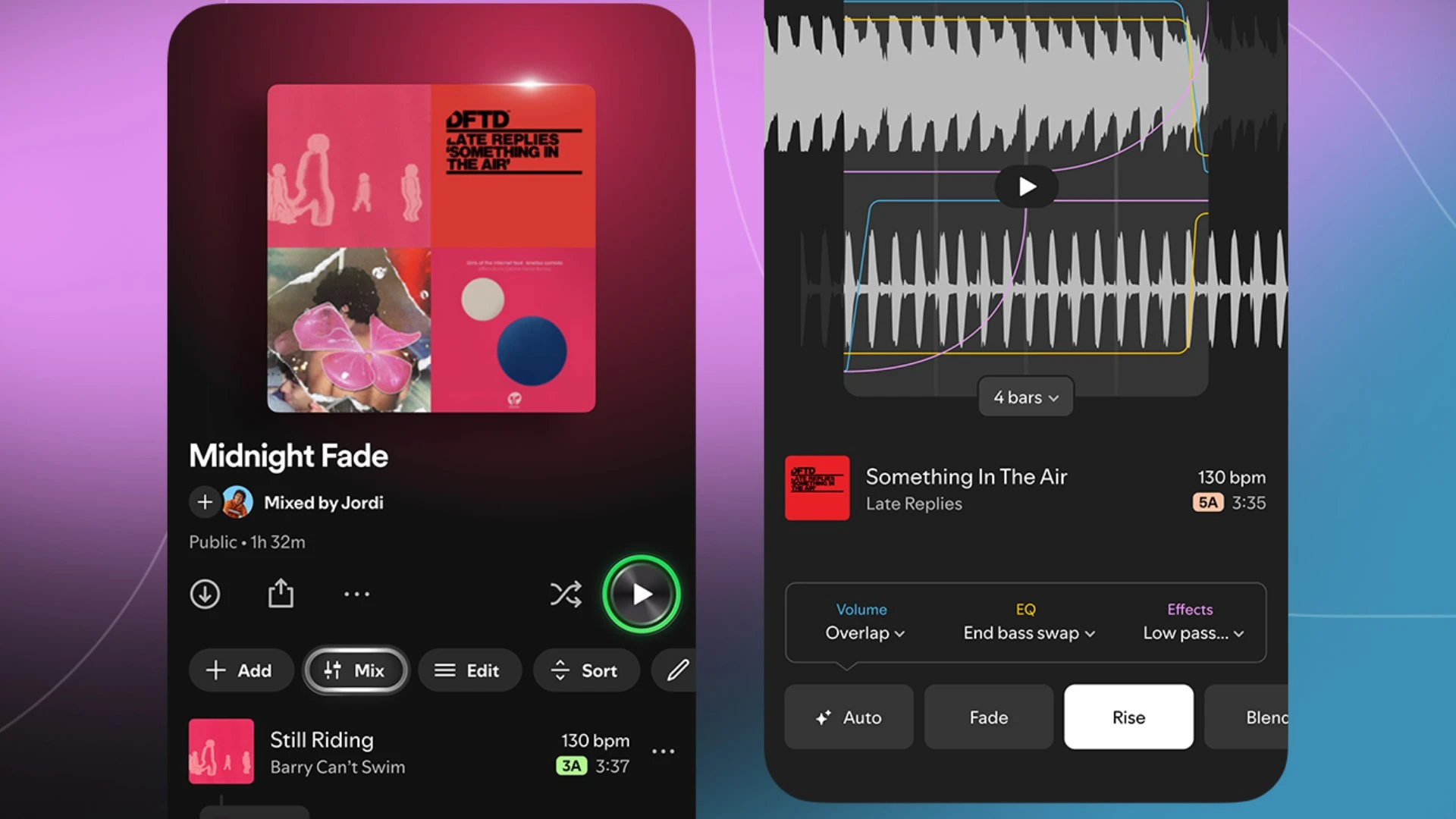 ميزة جديدة تغيّر طريقة استماعك: Spotify Mix تدخل السباق مع آبل ميوزك 