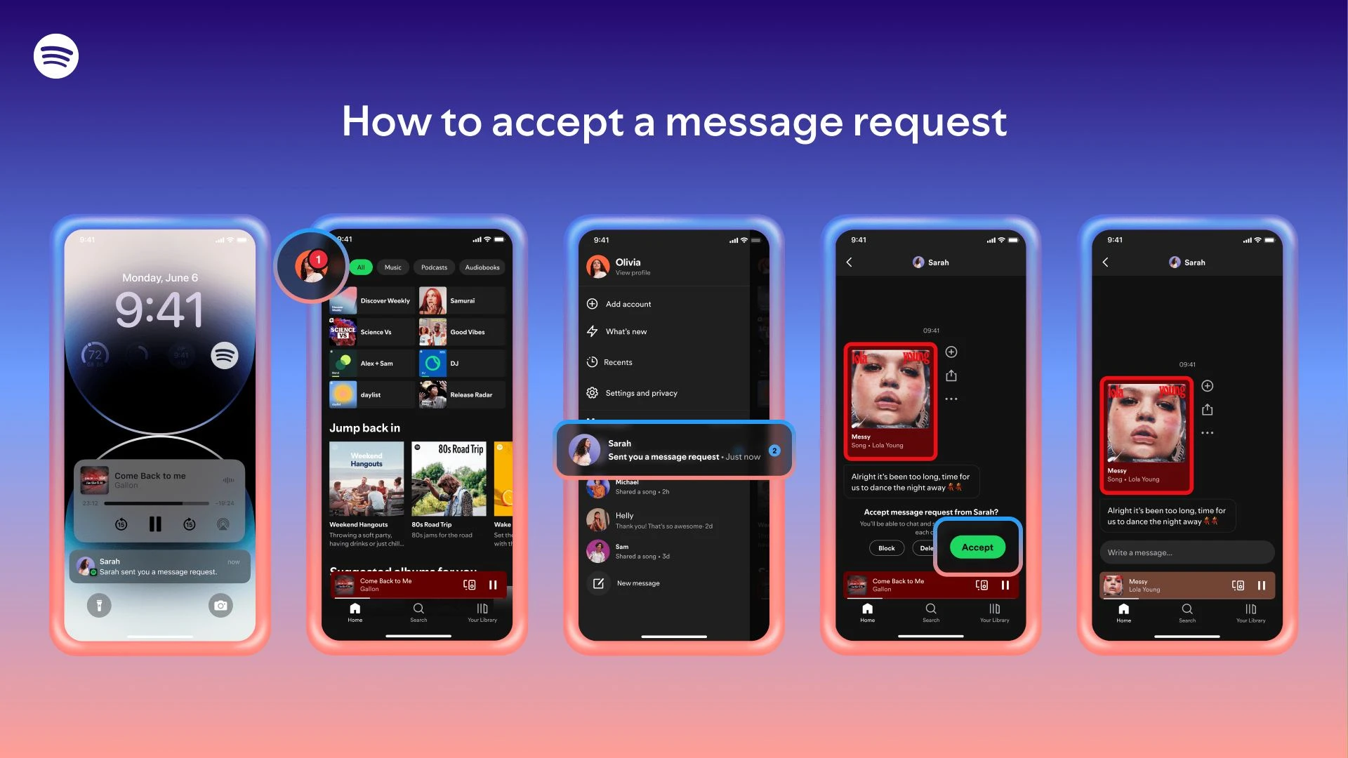 استعراض خاصية رسائل سبوتفاي