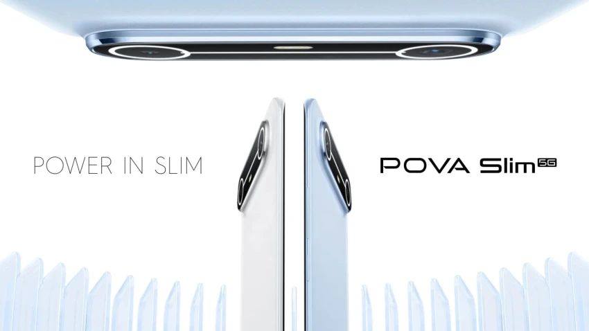 معرض IFA 25: هاتف Tecno Pova Slim يتحدّى Galaxy S25 Ultra في النحافة