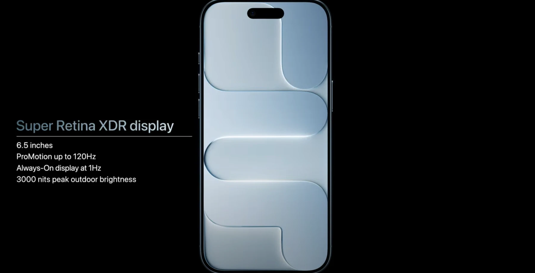 شاشة هاتف iPhone الجديد
