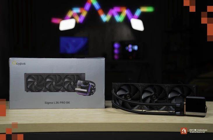 أفضل مبرد مائي بشاشة مدمجة؟ مراجعة الكولر Ocypus Sigma L36 PRO