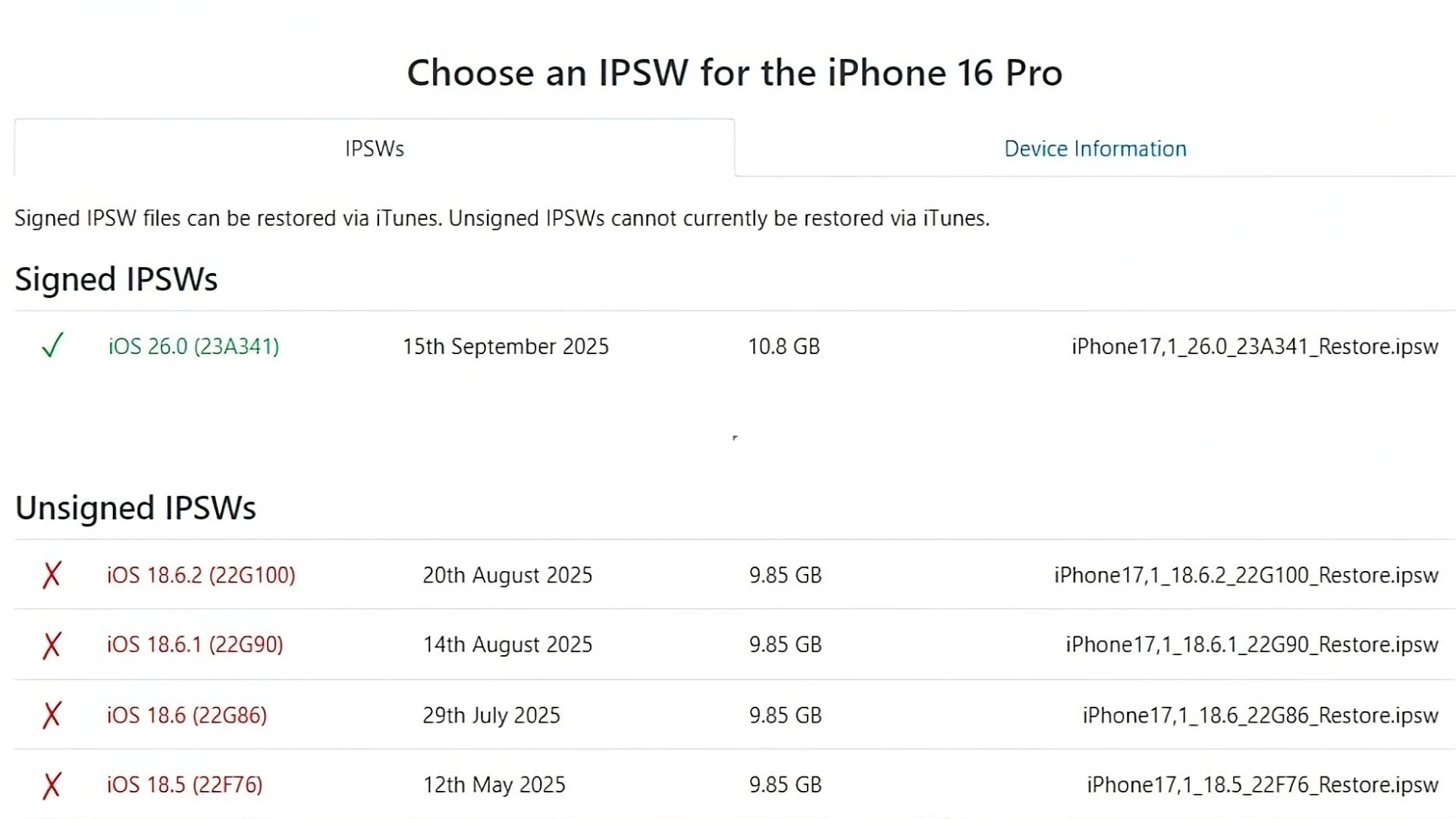 تحديث iOS 26 يغلق الرجوع إلى iOS 18 وكل الإصدارات السابقة
