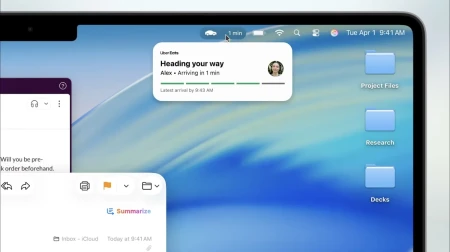 Live Activities على الماك | تكامل جديد بين iPhone و macOS Tahoe