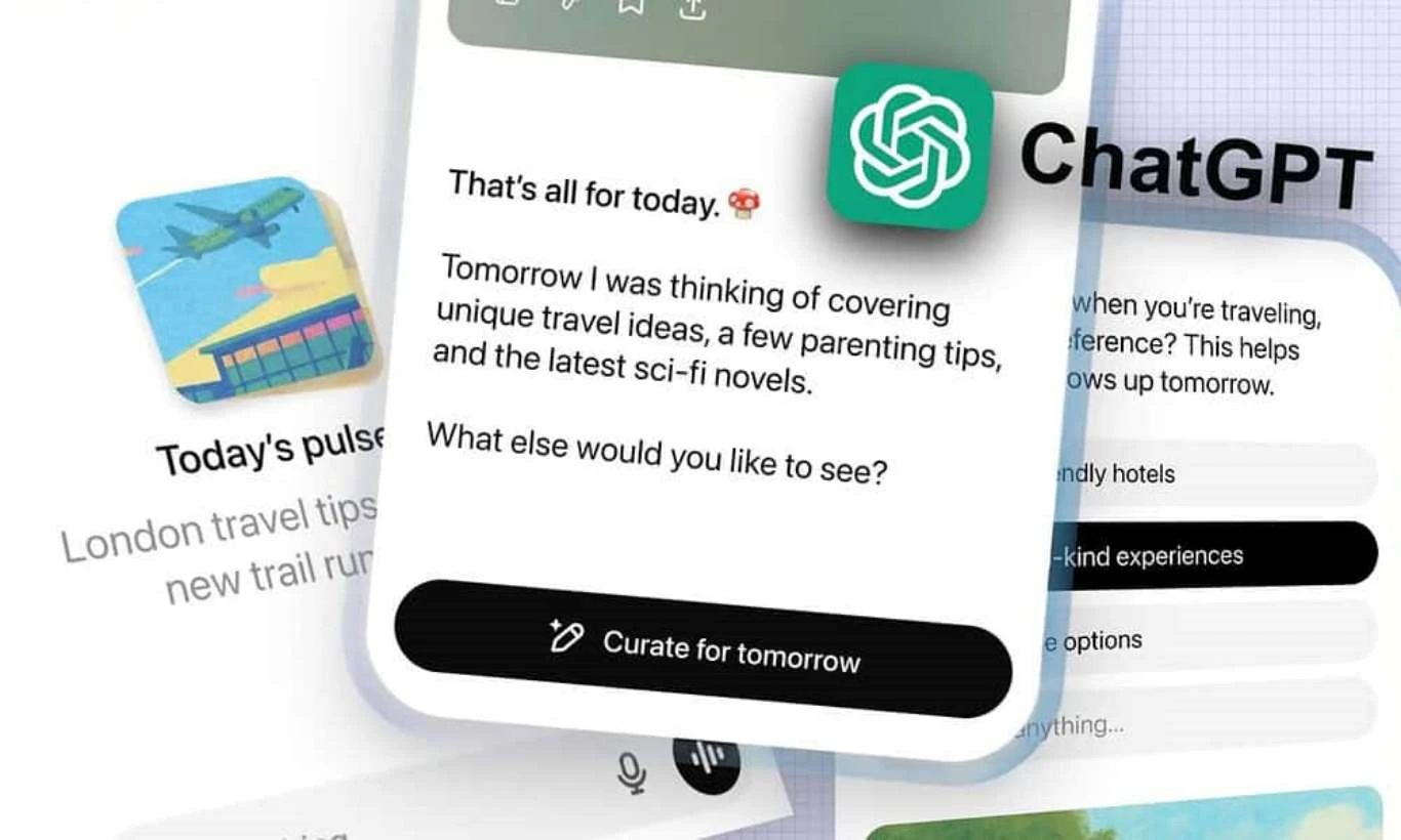 OpenAI تطلق ميزة ChatGPT Pulse لإعداد ملخصات وتنبيهات يومية ذكية