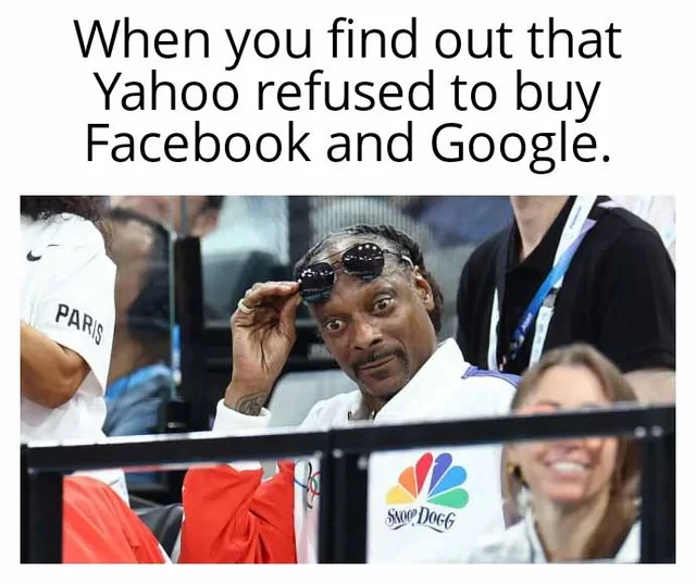 Yahoo Google Facebook