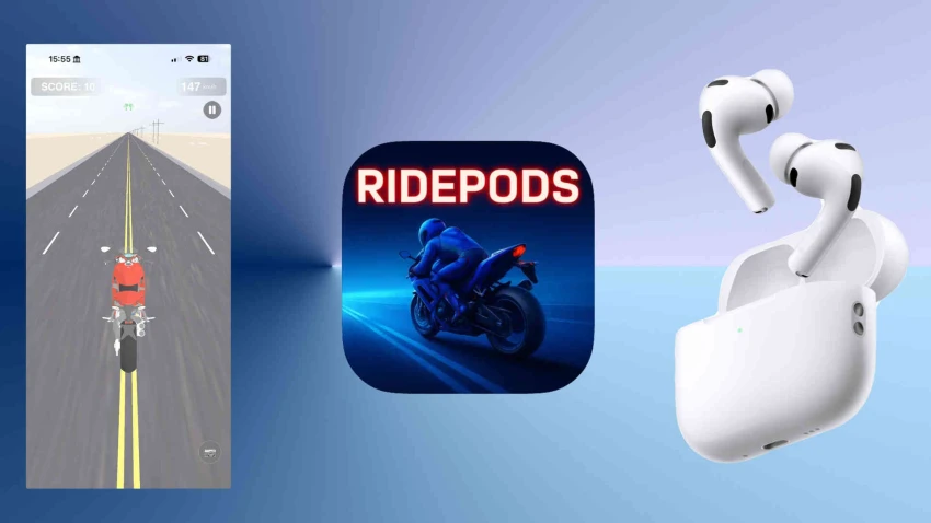 لعبة RidePods: آبل تقدّم أول تجربة تحكم بالرأس عبر سماعات AirPods!