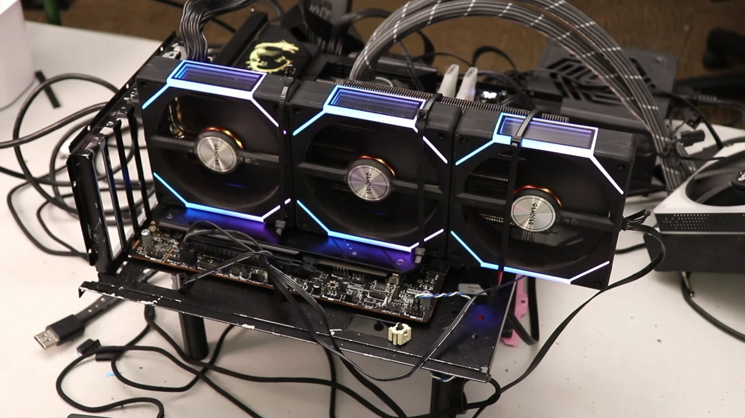 صورة كارت RTX 5050 بعد التعديل