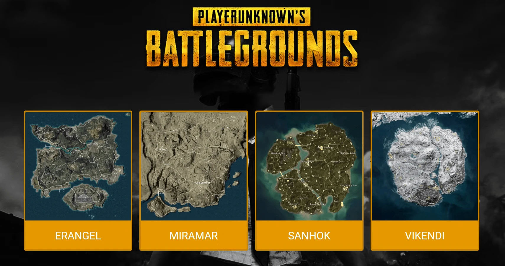 PUBG Maps