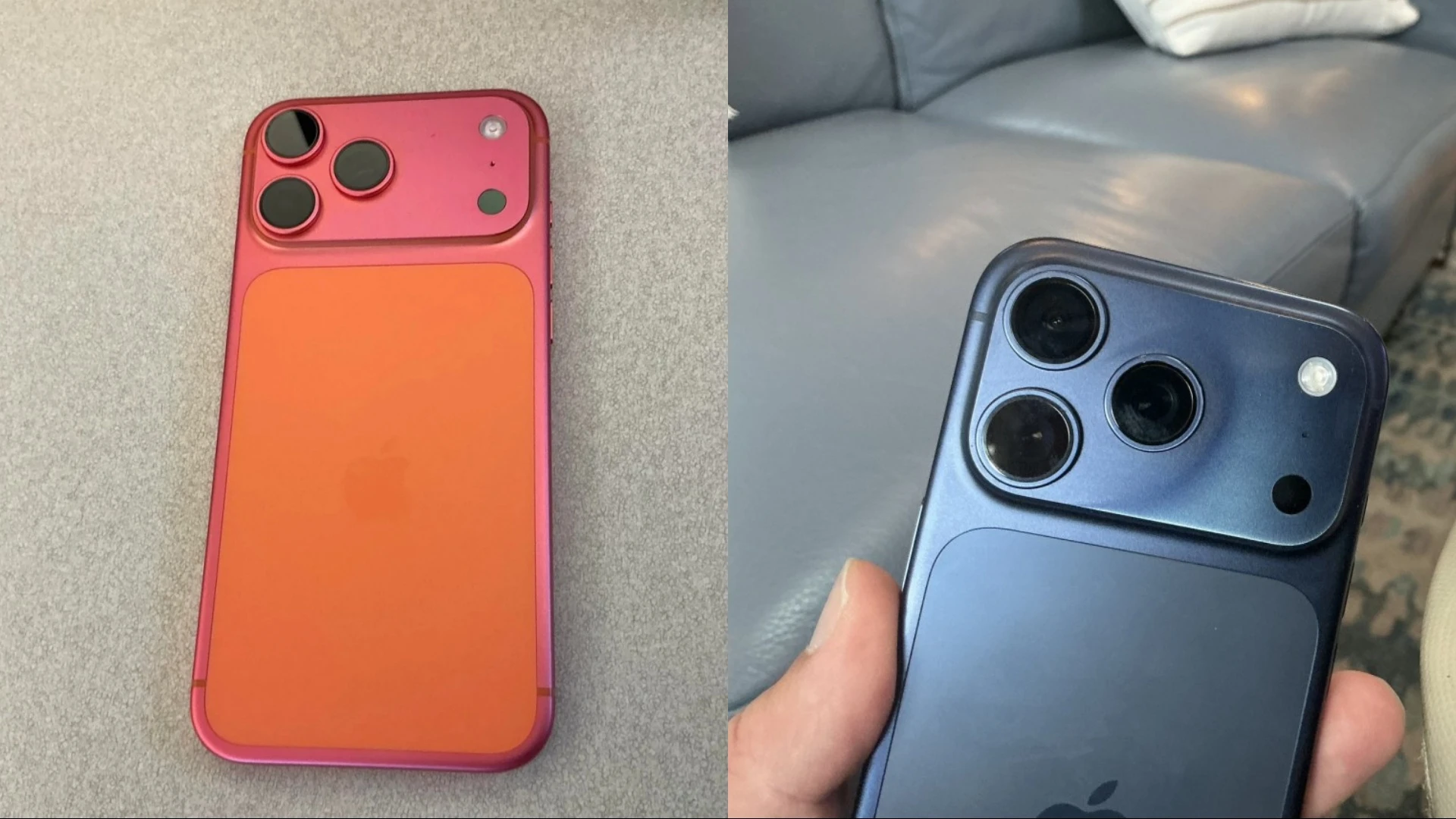 تقارير عن تغير ألوان iPhone 17 Pro تحت الشمس من البرتقالي إلى الوردي!