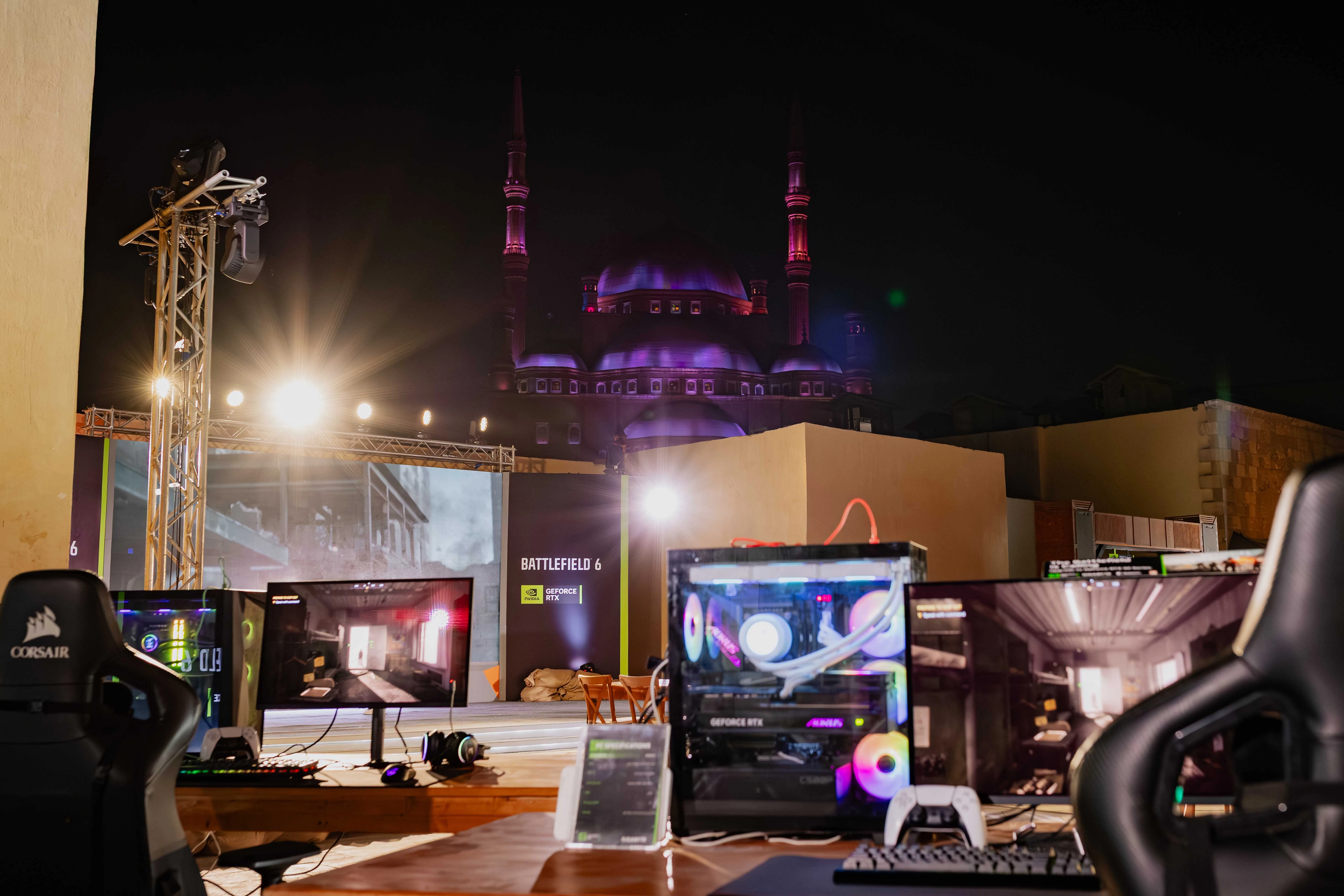 NVIDIA GeForce الشرق الأوسط تحتفل بلعبة Battlefield 6 من قلب القاهرة
