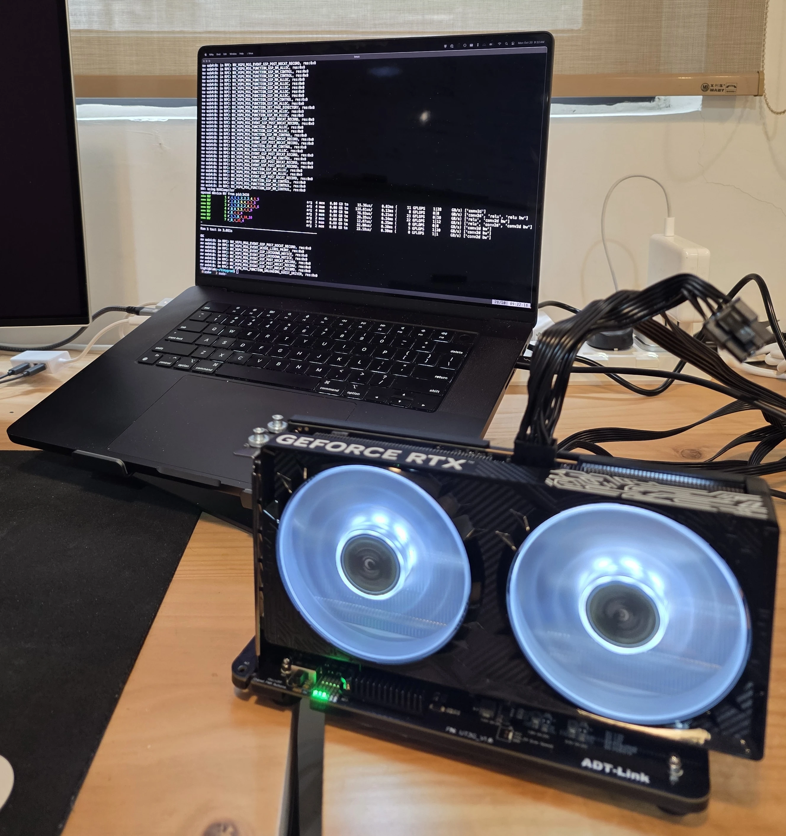 Run RTX GPU on MacBook