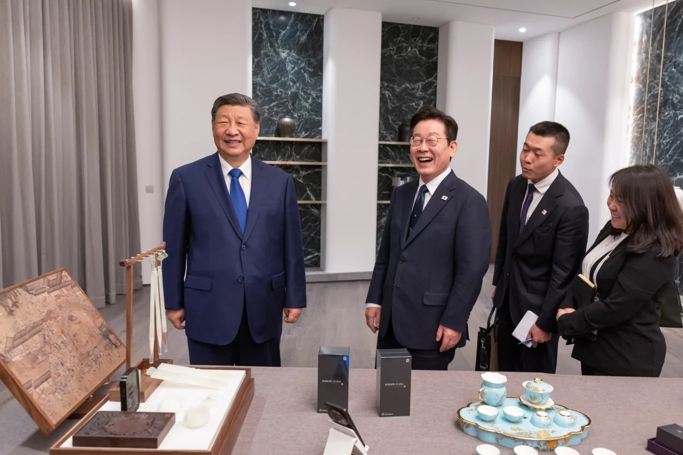 xi jinping and lee jae myung