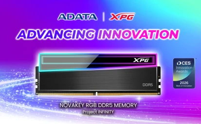 XPG تحصد "أفضل ابتكار" في معرض CES 2026 عن ذاكرة الألعاب NOVAKEY RGB
