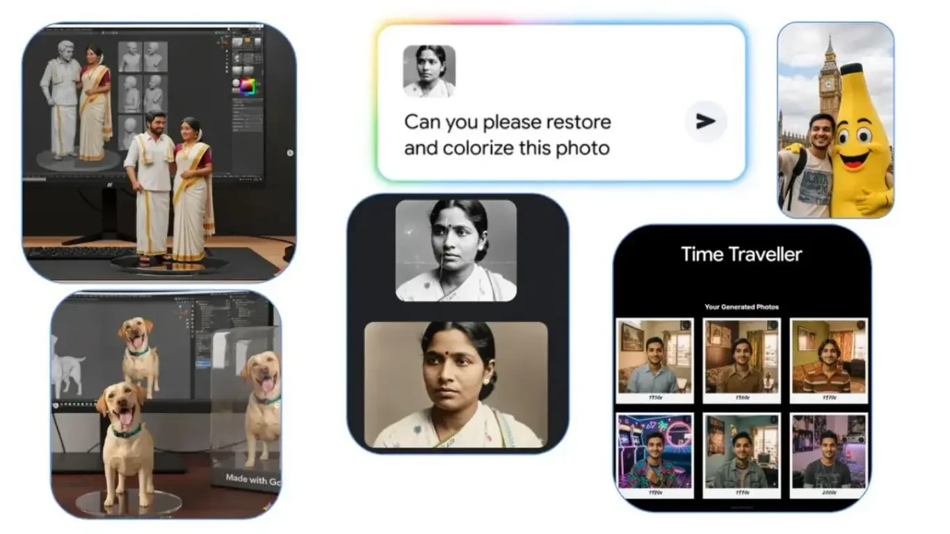 نموذج Nano Banana يصل إلى Google Photos لتعديل الصور بالذكاء الاصطناعي