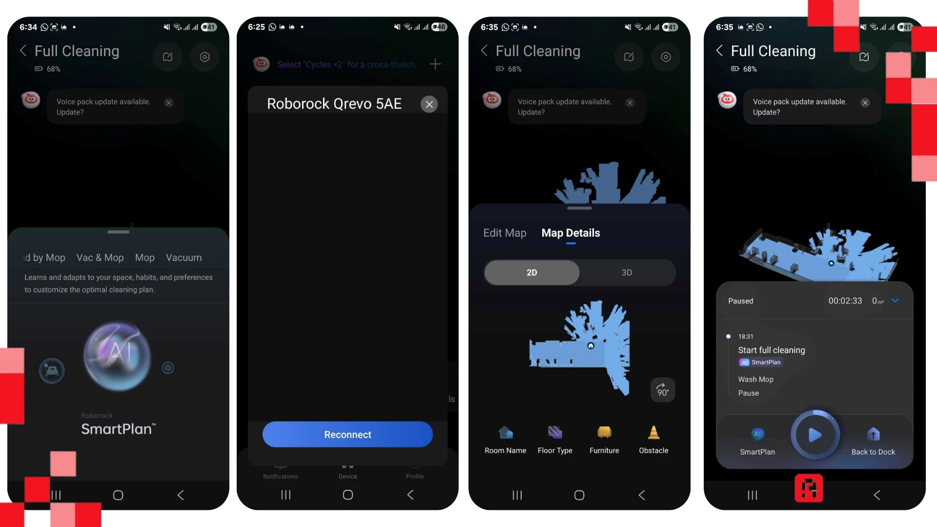 مراجعة مكنسة Roborock Qrevo 5AE: تجربة تنظيف متقدمة ومزايا عملية