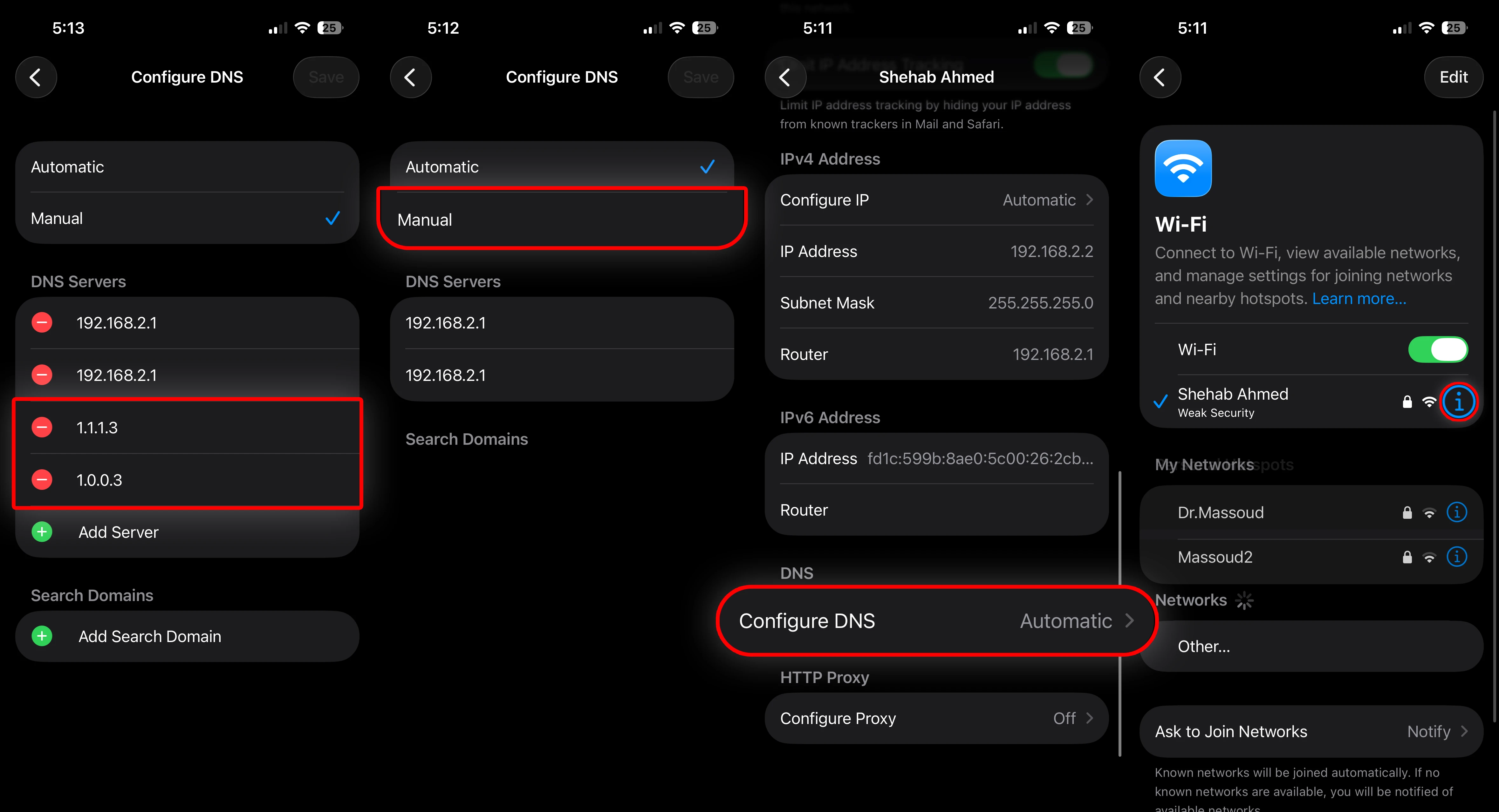 إضافة DNS على شبكة الوايفاي لحجب الإباحية عن الأطفال في نظام أندرويد